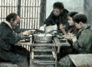 Dîner japonais - Mortimer Ludington Menpes