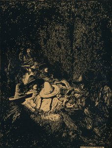 Scène nocturne à Puebla, vers 1895, 1896 - Mortimer Ludington Menpes