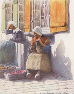 Sur le quai à Pont-Aven - Mortimer Ludington Menpes