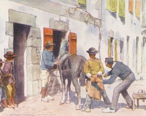 Devant la forge, Pont-Aven - Mortimer Ludington Menpes