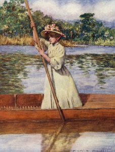 Faire du canotage - Mortimer Ludington Menpes