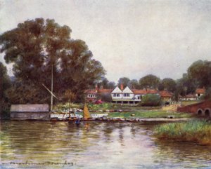 Le jardin de roses à Sonning - Mortimer Ludington Menpes