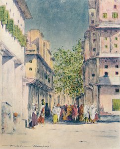 Dans les rues de Delhi, 1905 - Mortimer Ludington Menpes