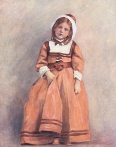 Les enfants du monde : Américain, la robe saumon - Mortimer Ludington Menpes