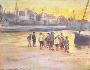 Les Enfants du Monde : Breton, À Concarneau - Mortimer Ludington Menpes