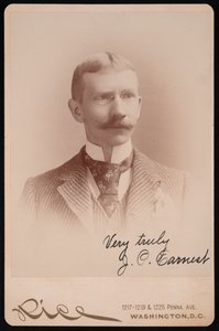 Portrait de J.P. Earnest, entre 1889 et 1897 - Moses P. Rice