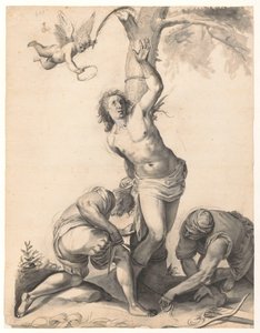 Le martyre de Saint Sébastien - Moses Ter Borch