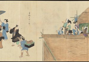 Illustrations de la production du thé Uji