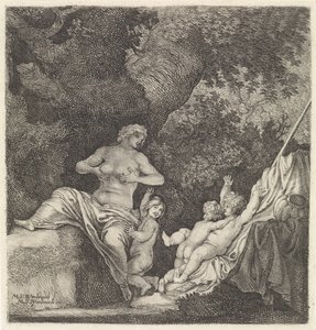 Femme avec trois enfants - Moyses van Wtenbrouck