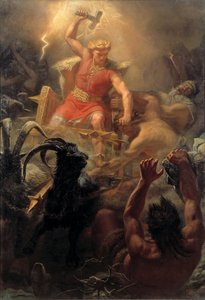 Le combat de Thor avec les géants