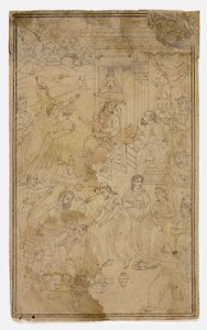 Adoration des Mages - Mughal School