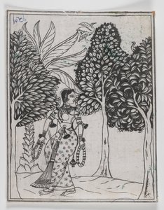 Kamod Ragini, 1605-1610 - Mughal School