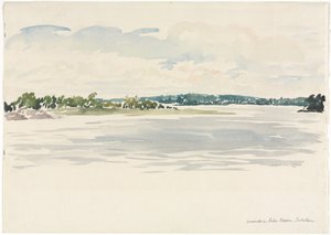 Midi, lac de Noxen, Suède