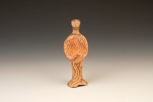 Figure de femme, c.1400-1370 av. J.-C. terre cuite - Mycenaean
