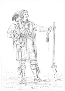 Osceola, prisonnier de guerre de la guerre de Floride, Fort Moultrie, Caroline du Sud, 1841