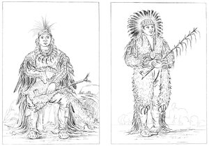 Otoes, Fort Leavenworth, Bas-Missouri, 1841