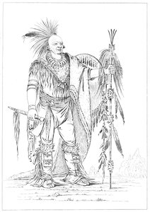 Guerrier Sac ou Fox, 1841