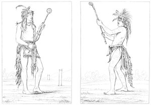 Joueurs de balle Sioux, 1841