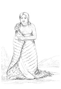 La Fontaine Pure, épouse du chef de la tribu Ponca, 1841