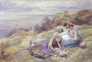 À Bonchurch, Île de Wight - Myles Birket Foster
