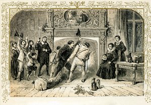 Cérémonie de la veille de Noël - Myles Birket Foster