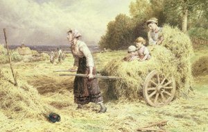 Temps des foins, c.1860 - Myles Birket Foster