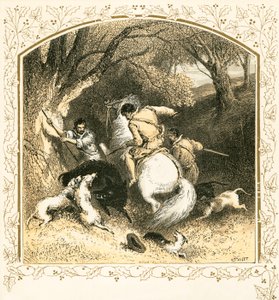 Chasse au sanglier - Myles Birket Foster