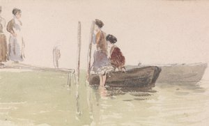 Le quai - Myles Birket Foster