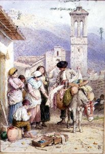 Le Colporteur - Myles Birket Foster