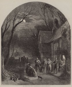 Retour à la maison après une fête de Noël - Myles Birket Foster