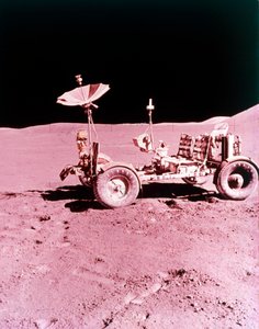 Le premier véhicule lunaire, Apollo 15, juillet 1971