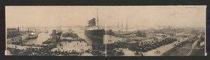 Le Lusitania à la fin du voyage record