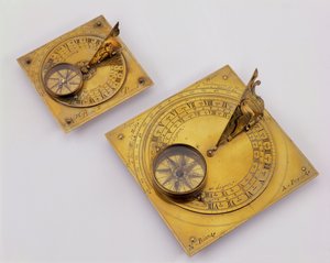 Deux cadrans solaires horizontaux mobiles, Paris, c.1720