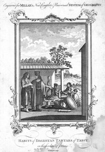 Habitudes des Tartares du Daghestan de Tarcu, aux frontières de la Perse, 1780 - N. C. Goodnight