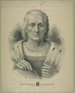 Portrait de Christophe Colomb (1451 - 1506) - Currier and Ives