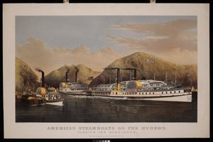 Bateaux à vapeur américains sur l