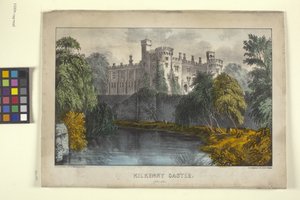 Château de Kilkenny, Irlande - N. and Ives J.M. (1824 95) Currier