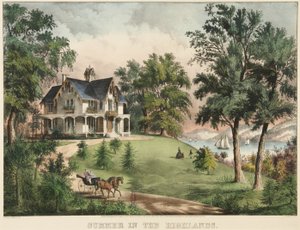 Été dans les Highlands - Currier and Ives