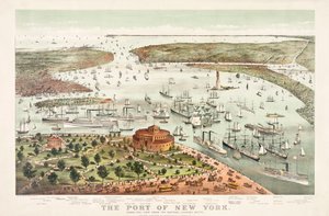 Le port de New York par Currier & Ives - Currier and Ives