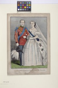 Le prince et la princesse de Galles - N. and Ives J.M. (1824 95) Currier