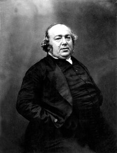 Jules Janin, critique français, photographié par Nadar, vers 1855 - Nadar