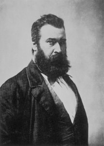 Jean-François Millet (1814-1875), peintre français, photographie par Nadar