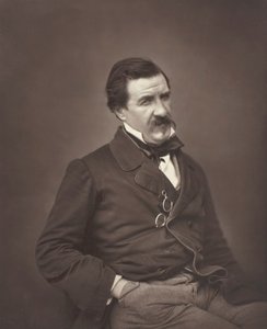 Champfleury né Jules François Felix Fleury-Husson, critique et romancier français, 1821-1889, vers 1855