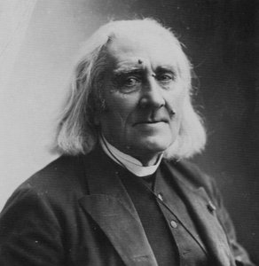 Franz Liszt, compositeur et pianiste hongrois, 1886