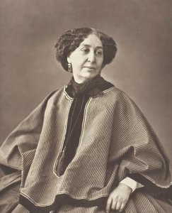 Georges Sand née Amantine Lucile Aurore Dupin, romancière française, 1804-1876, 1864 - Nadar