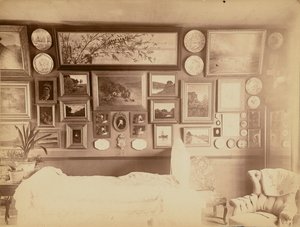 Sénart, la chambre - Nadar [Gaspard Félix Tournachon]