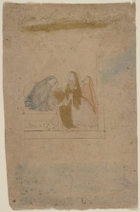 Une dame avec des assistants