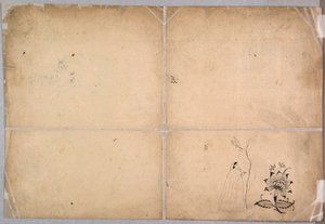 Deux éléphants se battant dans une cour devant Muhammad Shah, vers 1730-40