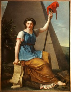 La Liberté. Allégorie de la Liberté en femme avec un bonnet phrygien