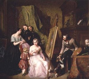 Le portrait - Narcisse Alexis Joseph Léopold Baudin